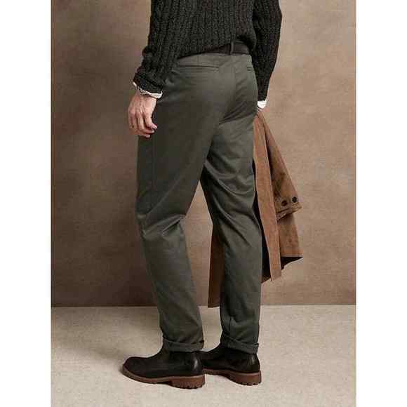 Banana Republic Slim Core Temp pant 44/34 Black - Picture 3 of 6